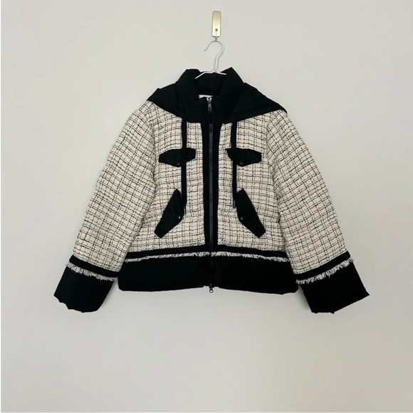 Veronica Beard Camrose Tweed Puffer Jacket - Picture 5 of 12